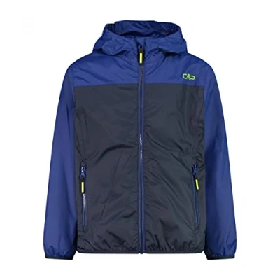 Imagen de CMP Chaqueta para niños con capucha Rain Fix, Azul negro, 110