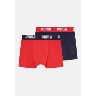 Imagen de Puma BOYS Everyday Basic 2 PACK Culotte para niños, Talla: 9 10a, Red/navy