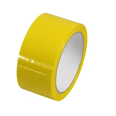 Imagen de Triplast Cinta de embalaje bajo ruido, 48 mm x 66 m, color amarillo (paquete 2)
