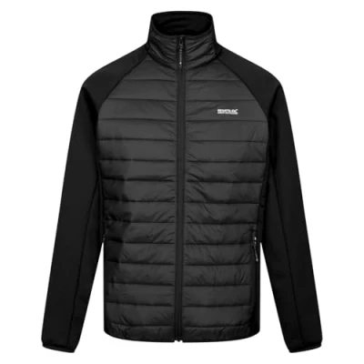 Imagen de Regatta Chaqueta Clumber IV Hybrid para hombre, repelente al agua y ligera, perfecta actividades aire libre, caminar, hacer senderismo acampar