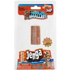 Imagen de Worlds Smallest Super Impulse 361223 Jenga El Juego de Habilidad renombre Mundial como versión Mini, a Partir 6 años