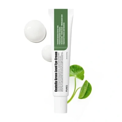 Imagen de PURITO Centella Verde Level Eye Crema 1fl.oz Círculos oscuros alrededor de los ojos Arrugas Hinchazón que reduce las bolsas y líneas finas