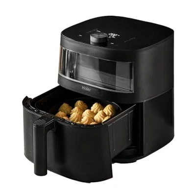 Imagen de Freidora de aire Haier I Master Series 5 HAF5TWA 011, 7l , 2000 W, 9 en 1, Ventana superior, Negro