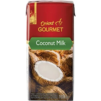 Imagen de Orient Gourmet Leche de Coco, Contenido Grasa 17 19% 12 Tetra Packs