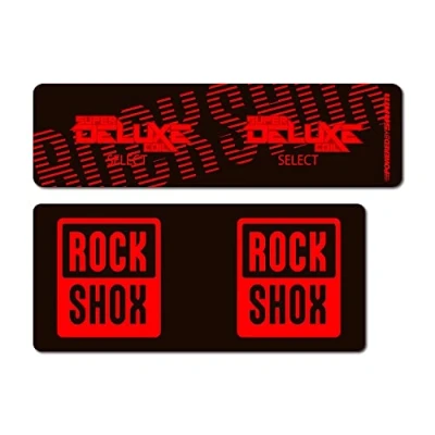 Imagen de STAR SAM Pegatinas Compatibles con amortiguador bici Rock Shox SUPER DELUXE COIL SELECT 2020 Rojo 1 CMT