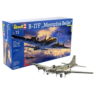 Imagen de Revell B 17F im Maßstab Boeing Memphis Belle, Kit de Modelo, Escala 1:72 (4279) (04279), Multicolor, Mittel