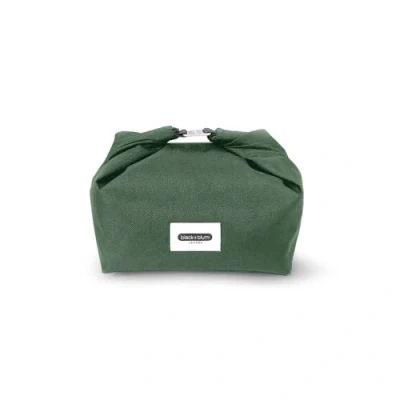 Imagen de Black+Blum Lonchera aislada de 6.7 L, a prueba fugas, para adultos y niños, con construcción enrollable, fabricada PET reciclado sin BPA, bolsa alimentos llevar, color verde oliva