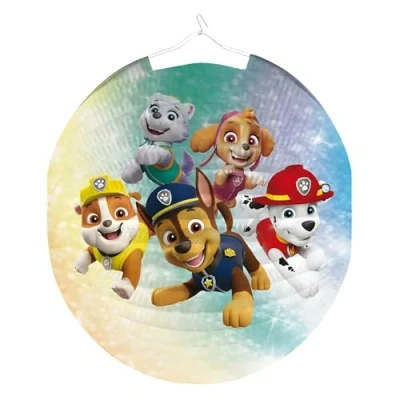 Imagen de amscan Lantern Paw Patrol Paper 25 cm, Multicolor, Talla única