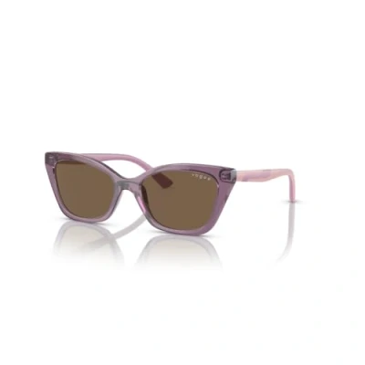 Imagen de VOGUE EYEWEAR Niños VJ2020 306473 Gafas de sol Inyectado Violeta Marrón Cat Eye Normal