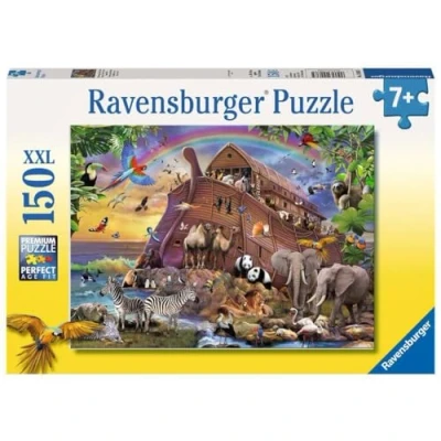 Imagen de Ravensburger Dinosaurier,Elefant,Tiger Puzle Infantil Viajando con el Arca, 150 Unidades, Color 10038 5 Ark (100385)