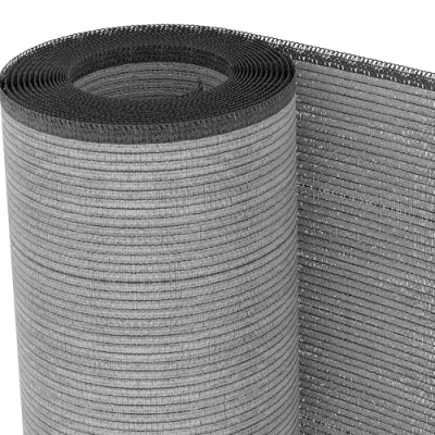 Imagen de Tenax Malla de Ocultación Soleado Glam 2,00x10 m Gris, Tejida para Ocultar Terrazas, Balcones y Jardines