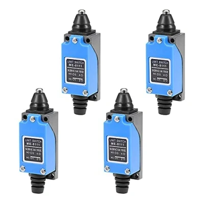 Imagen de ANCLLO 4PCS Antrader ME 8111 giratorio plástico NC NO Momentary Roller Lever Brazo Limit Switch para CNC Mill Laser Plasma