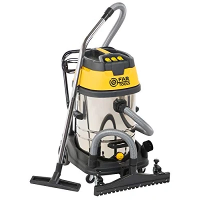 Imagen de Fartools PRO NET70 Aspirador liquido &amp; sólidos Potencia 3600 W, Depresión 20Kpa, Sistema de filtración Filtro tela, Función sólidos, Tipo tanque Inox,