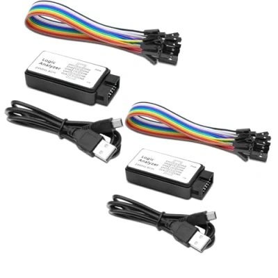 Imagen de Logic Analyzer Analizador lógico USB de 8 canales con cable 24 MHz UART IIC SPI Debug