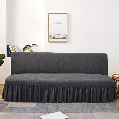 Imagen de Meigeh Fundas de sofá Cama sin Brazos Funda Reposabrazos elástica Sofa Clic clac