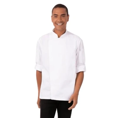 Imagen de Chef Works Chamarra de Hartford para Hombre, XS, Blanco