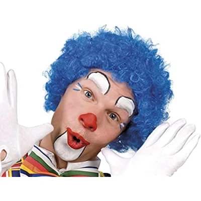 Imagen de Boland 85984 Peluca payaso erizo, Azul