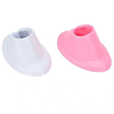 Imagen de Soporte de Botella Esmalte Uñas Goma Suave 2 Piezas Antiderrame para Salón Manicura