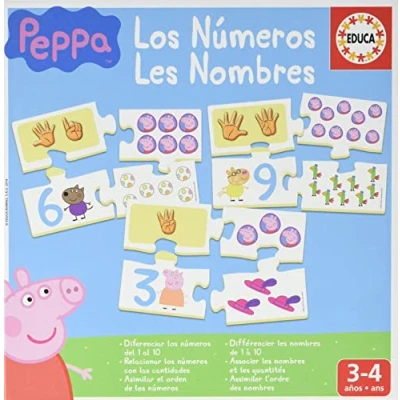 Imagen de Educa Juego Educativo para niños Aprendo Los Números con Peppa Pig. Recomendado a Partir de 3 años (16224)