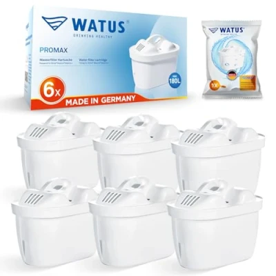 Imagen de Watus Filtro, Recambio para Brita Maxtra+ Plus, Maxtra Pro All in 1 Compatibile con Jarra Marella, Fabricado en Alemania(6)