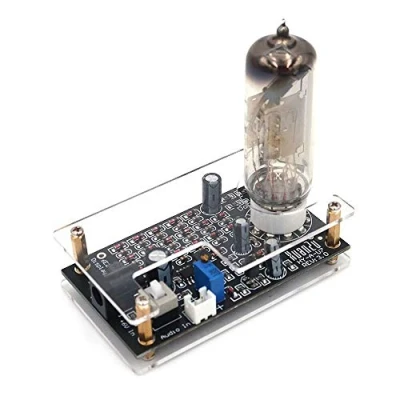 Imagen de DollaTek Magic Eye 6E2 EM87 Tube Preamp Indicador de Nivel Audio VU Meter, Music Spectrum