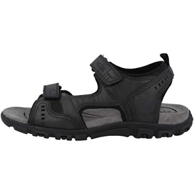 Imagen de Geox Uomo Sandal Strada A, Sandalias para Hombre, Negro (Black), 44 EU