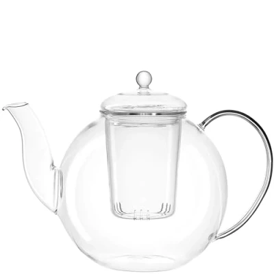 Imagen de LEONARDO Armonia Un sola tetera 1200ml Transparente Teteras (Un tetera, 1200 ml, Transparente, Vidrio, 192 mm, 175 mm)