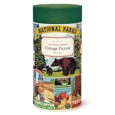 Imagen de Cavallini National Parks 1,000 Piece Puzzle Rompecabezas, Multicolor, 1000 (PZL/NP)