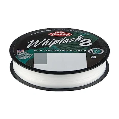 Imagen de Berkley Whiplash 8 Línea Trenzada Crystal 0.08mm / 12.9kg (300m) Hilo trenzado