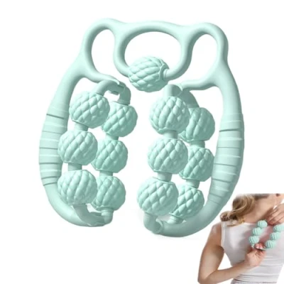 Imagen de rodillo de piernas, Masajeador piernas anillo, muslos tejido profundo, muscular antideslizante, mano para brazos, cuello, pantorrillas,