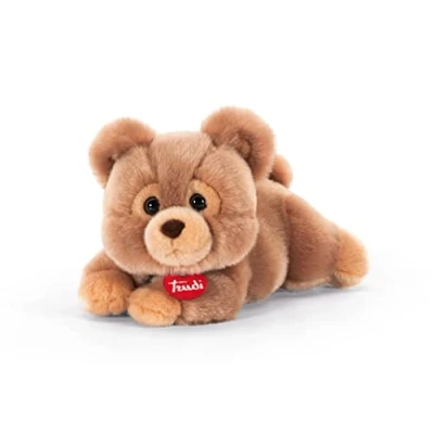 Imagen de Trudi Bebe Oso Teo marròn Regalo de Peluche para Navidad, cumpleaños y San Valentín. 19x16x23cm Taglia S Teddy Bears, Osos clásicos Modello 25631