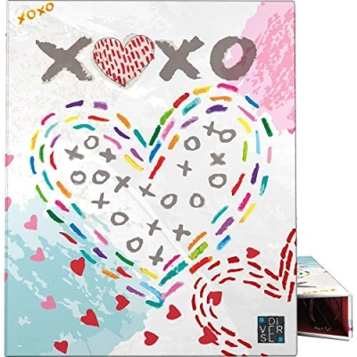 Imagen de Grafoplás 88141997 Colección Diverse Carpeta de 4 Anillas Mixtas 25mm, Modelo Xoxo, A4