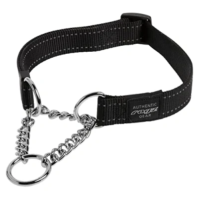 Imagen de Rogz Utilidad Extra Grande 2,54 cm Reflectante leñador obediencia Half Check Collar de Perro