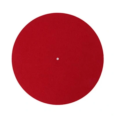 Imagen de KERDEJAR Alfombrilla giratoria, para audiófilo, Plato de Fieltro 3mm, Reproductores Discos Vinilo, antivibración, antiestático Duradero