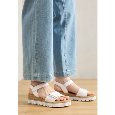 Imagen de Gabor Comfort Sandalias con plataforma weiss, Mujer, Talla: 38, Weiss Zapatos