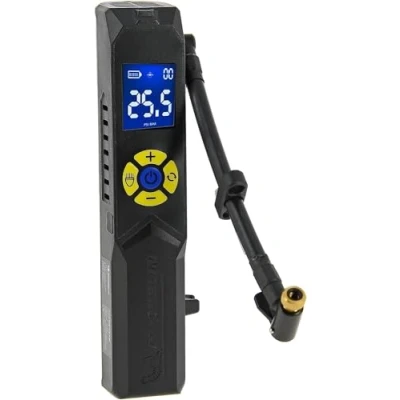 Imagen de MICHELIN 009528 Mini Compresor inalámbrico, Bomba Eléctrica, Manómetro Digital, 10 Bar, Negro