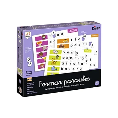 Imagen de Diset Formar Palabras, Juego educativo para aprender el abecedario y la ortografía a partir de 5 años en catalán