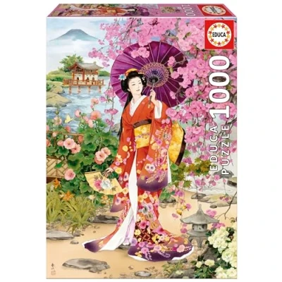Imagen de Educa Teien, Haruyo Morita Puzzle de 1000 Piezas para Adultos. Medidas: 48 x 68 cm. Incluye Cola Fix Puzzle. A Partir 14 años (19917)