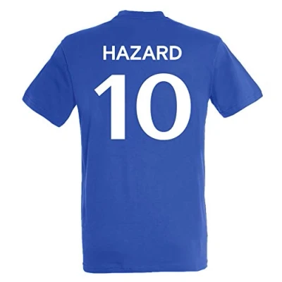 Imagen de Camiseta para hombre del Chelsea F.C., colección oficial, diseño con dorsal de Eden Hazard, Hombre, azul, large