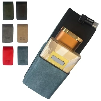 Imagen de GC German Couture Carry Bag funda compatible con GLO Hyper Pro o X2 Air para calentador de tabaco neo/veo sticks accesorios, protectora, juego iniciación, color azul