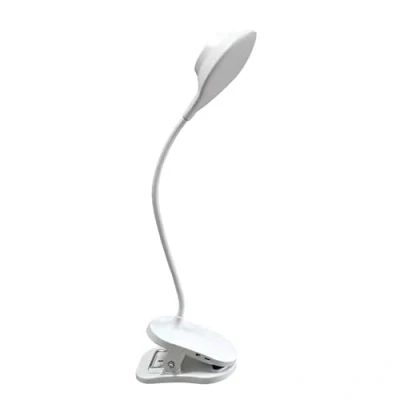 Imagen de BEL AIR HOME Lámpara Para Escritorio Led 5W Con Batería Serie CLIP 3 Temperaturas de Luz 3000k, 4000K, 6500K en Acabado Blanco