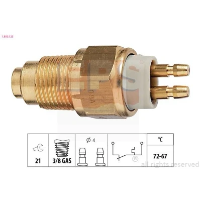 Imagen de Interruptor de temperatura, ventilador del radiador EPS 1.850.125