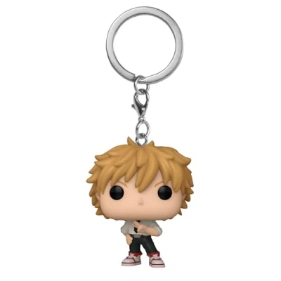Imagen de Funko Pop! Keychain: CSM Denji Chainsaw Man Minifigura de Vinilo Coleccionable Llavero Original Relleno Calcetines Idea Regalo Mercancia Oficial Anime Fans