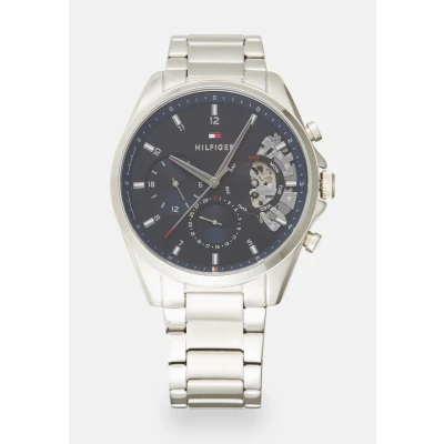 Imagen de Tommy Hilfiger Baker Cronógrafo silvercoloured/blue, Hombre, Talla: One Size, Silver coloured/blue