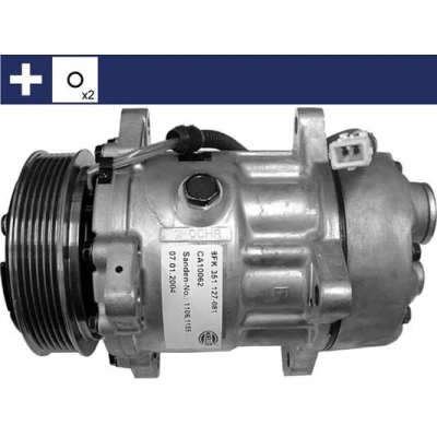 Imagen de MAHLE ORIGINAL ACP 360 000S Compresor de Aire Acondicionado SD7V16 12 PAG 46 R 134 a con junta anular CITROËN: Xsara Picasso, Hatchback