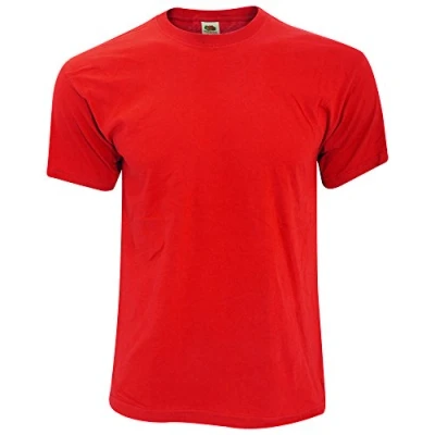 Imagen de Fruit of the Loom Herren Original T. T Shirt (5er Pack), Farbe:5X Dunkelrot, Größe:M