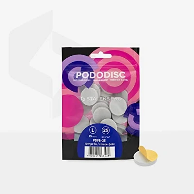 Imagen de Staleks Pro, Limas esponjas desechables para disco de pedicura PODODISC 25 piezas. (Diameter mm)