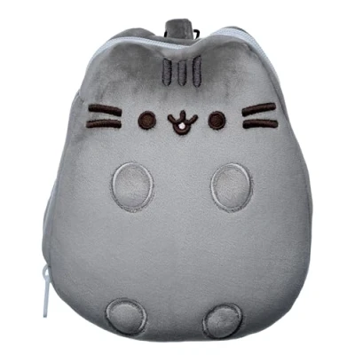 Imagen de Puckator Coussin de Voyage Relaxeazzz Peluché 2 en 1 Avec Masque Yeux Pusheen Chat Cojines, Acero Inoxidable, Multicolor, único
