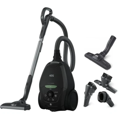 Imagen de AEG VX82 1 ÖKO Aspirador con Bolsa, 75% Material Reciclado, Negro