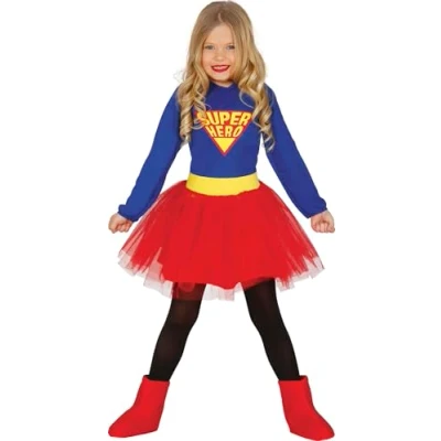 Imagen de FIESTAS GUIRCA, S.L. Disfraz de Súper Hero Tutú para niña